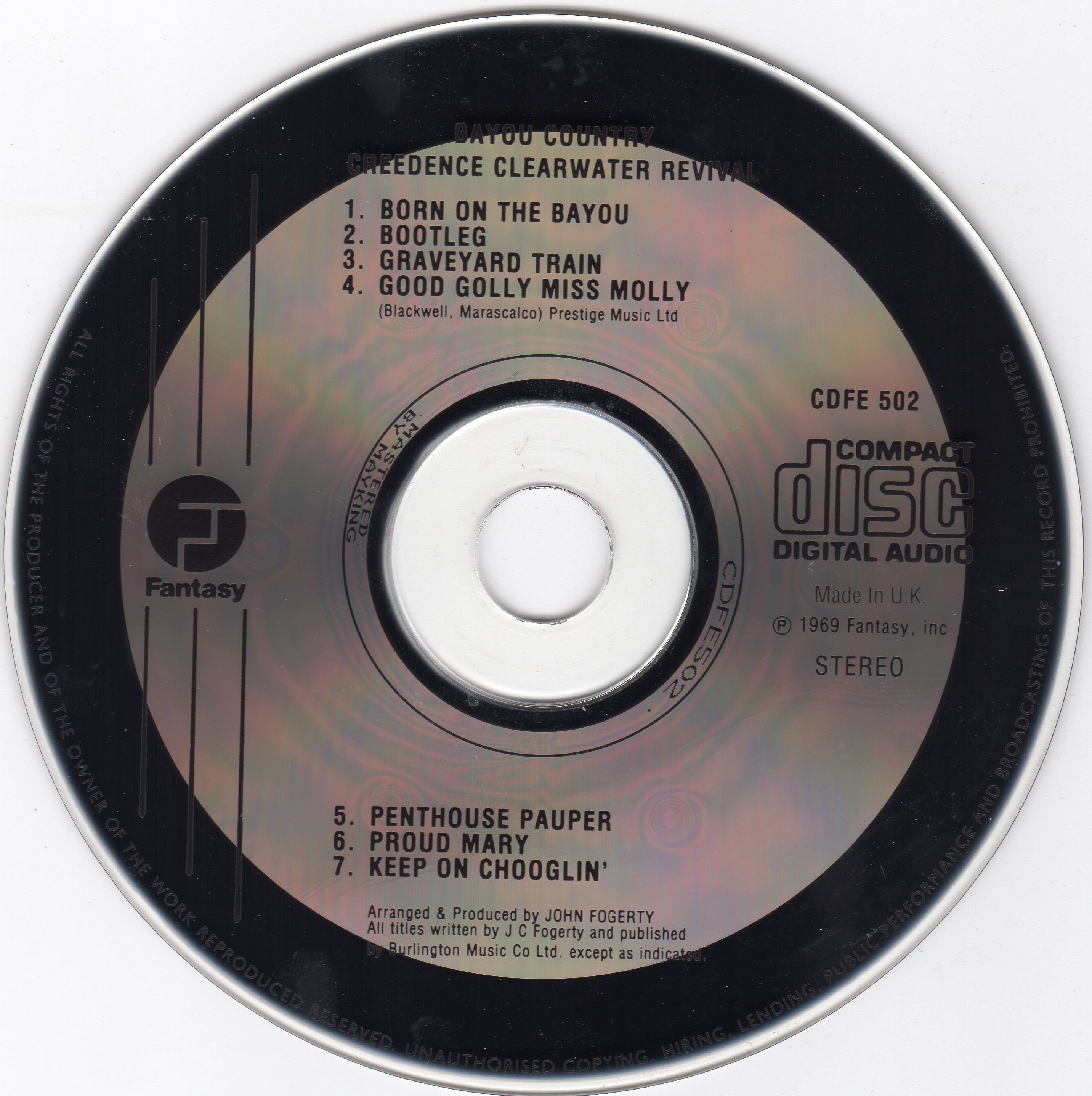 Creedence Clearwater Revival Bayou Country [cd eu]